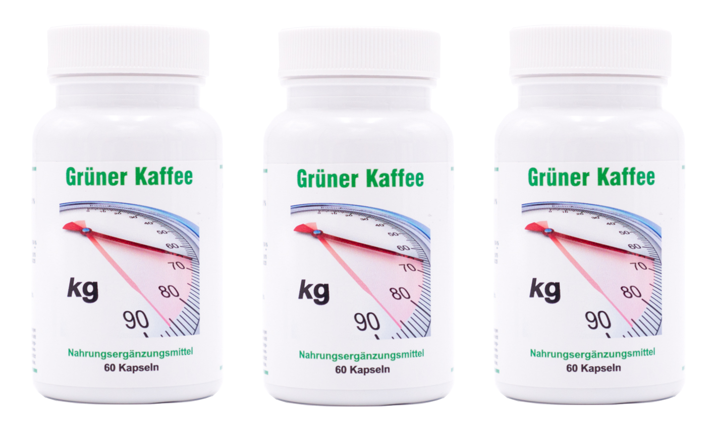 Grüner Kaffee Extrakt 3er Pack